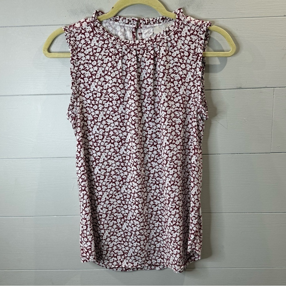 Loft | NWT Floral Sleeveless Tank Blouse Size XS Petite